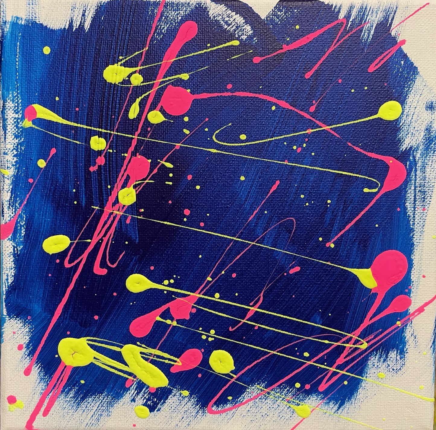 ABSTRACT | 8x8 | COMPOSITION IN BLUE