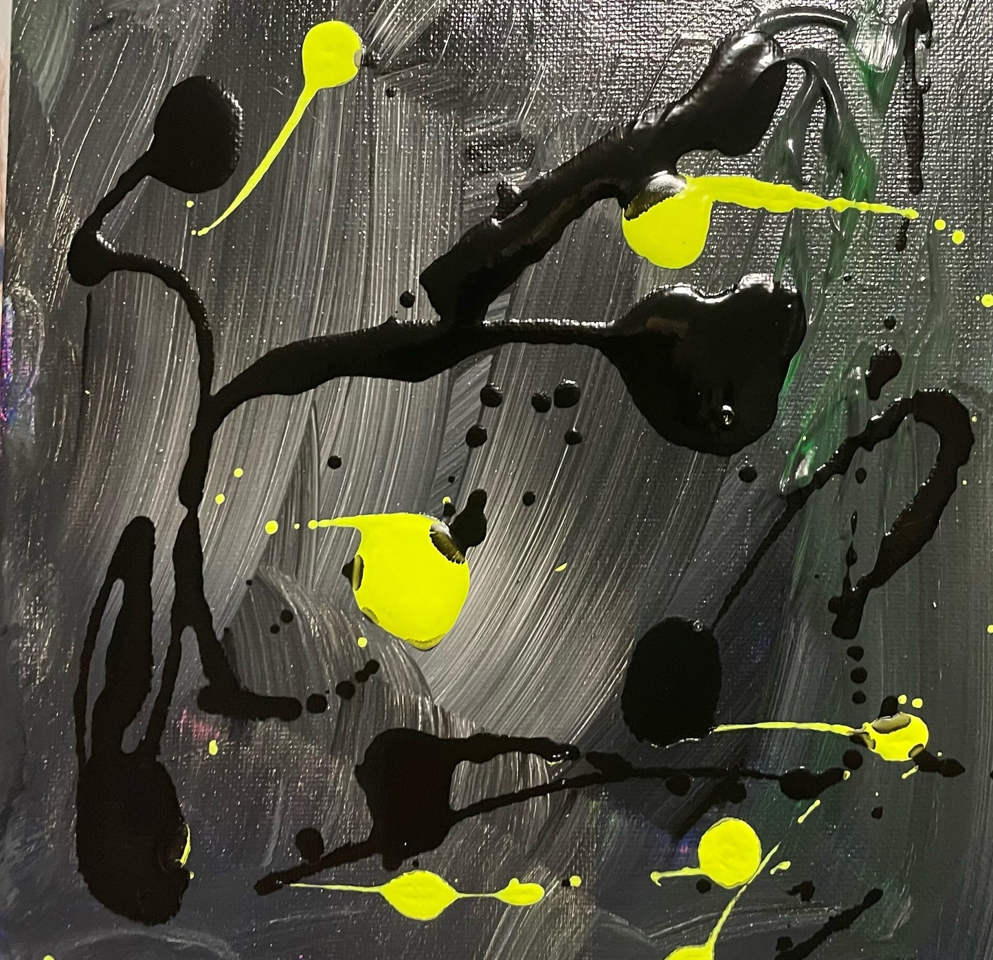 ABSTRACT | 8x8 | COMPOSITION IN YELLOW