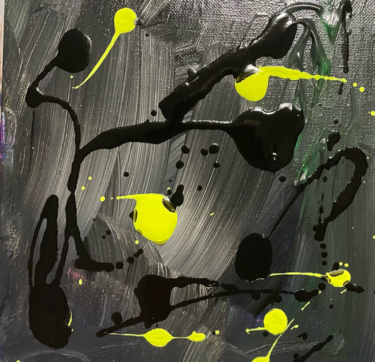 ABSTRACT | 8x8 | COMPOSITION IN YELLOW